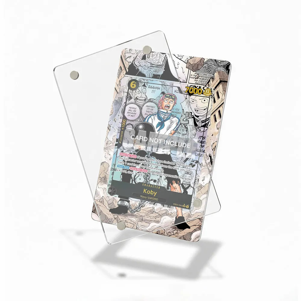 Koby EB04-044 Memorial Collection Extended Art Display Cases - Magnetic Case - Detail View