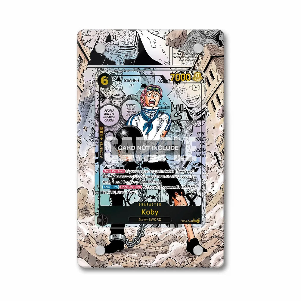 Koby EB04-044 Memorial Collection Extended Art Display Cases - Magnetic Case - Front View
