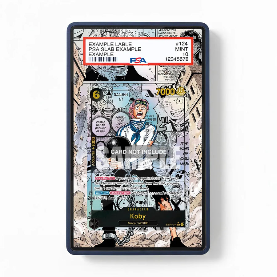 Koby EB04-044 Memorial Collection Extended Art Display Cases - PSA Slab Case - Front View