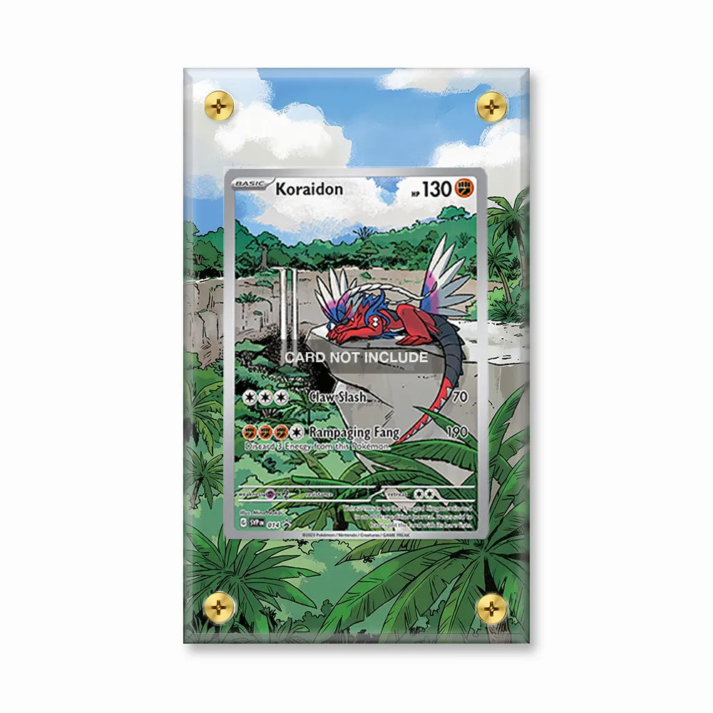 Koraidon SVP 014 Promo Extended Art Display Cases - Screws Case - Front View