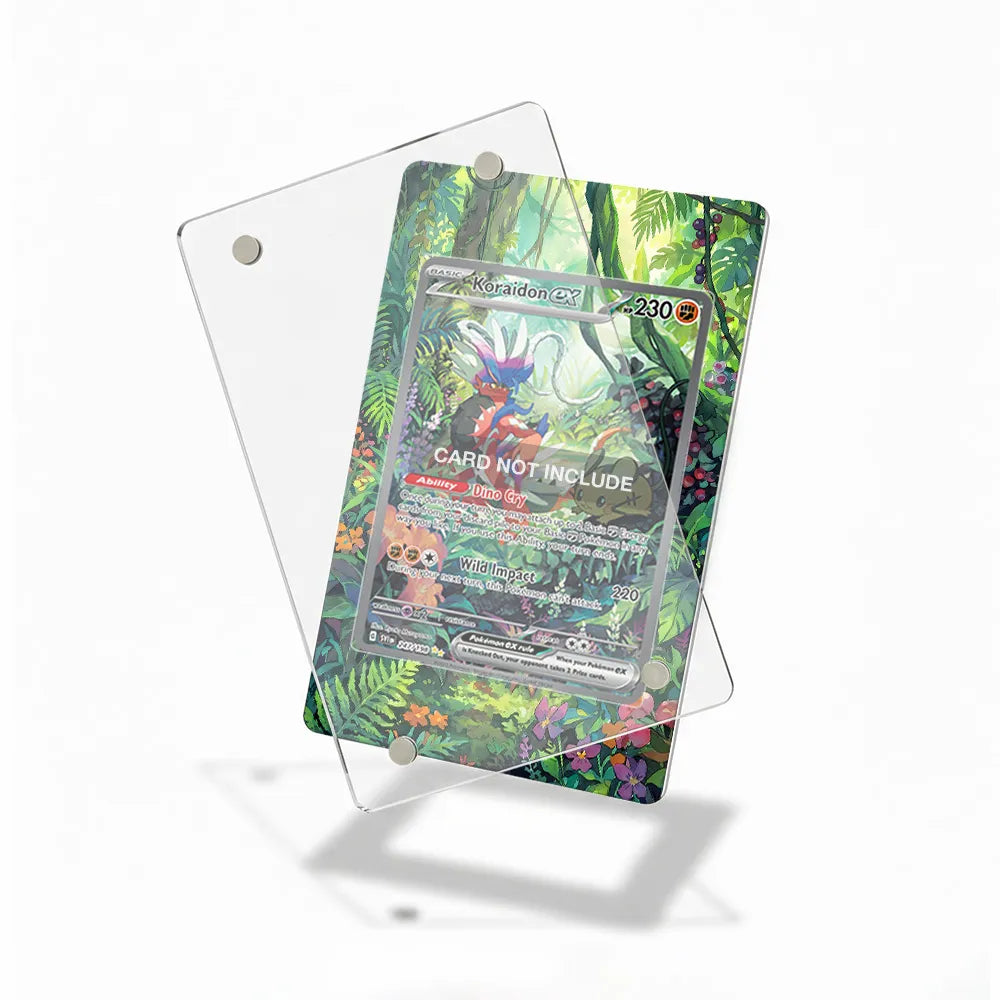 Koraidon ex 247-198 SIR SAR Scarlet & Violet Base Set Extended Art Display Cases - Magnetic Case - Detail View