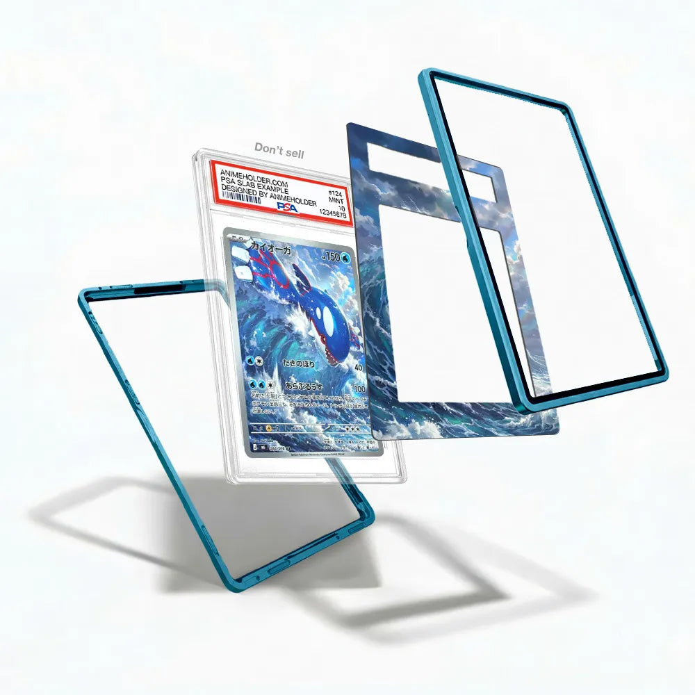 Kyogre 080-076 AR Storm Emeralda Delta Reign Extended Art Display Cases - PSA Slab Case - Detail View