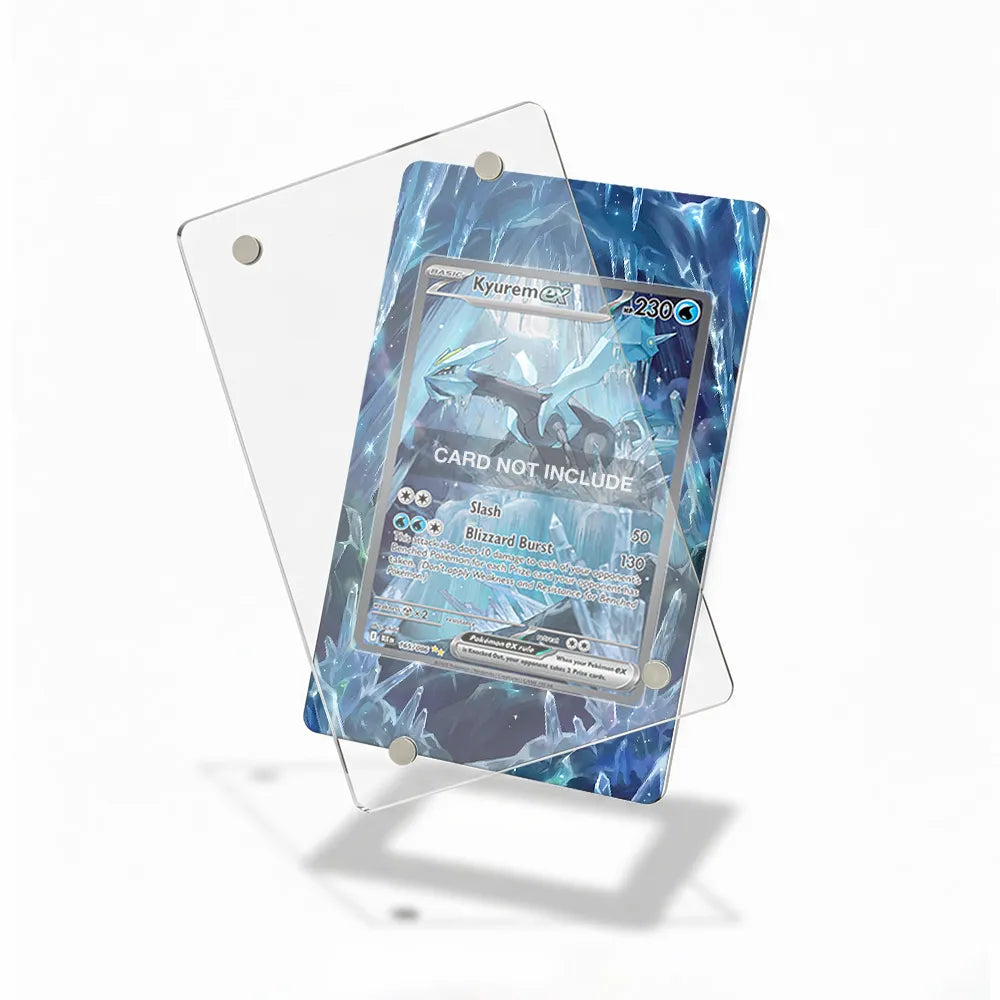 Kyurem ex 165-086 SIR SAR Black Bolt Extended Art Display Cases - Magnetic Case - Detail View