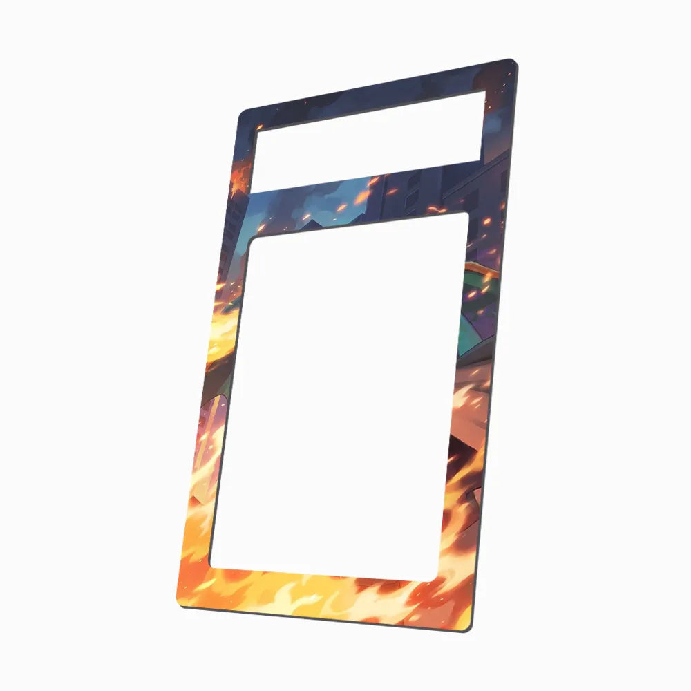 Lance's Charizard V SWSH133 Sword & Shield Promo Extended Art Display Cases - PSA Metal Art Only - Side View
