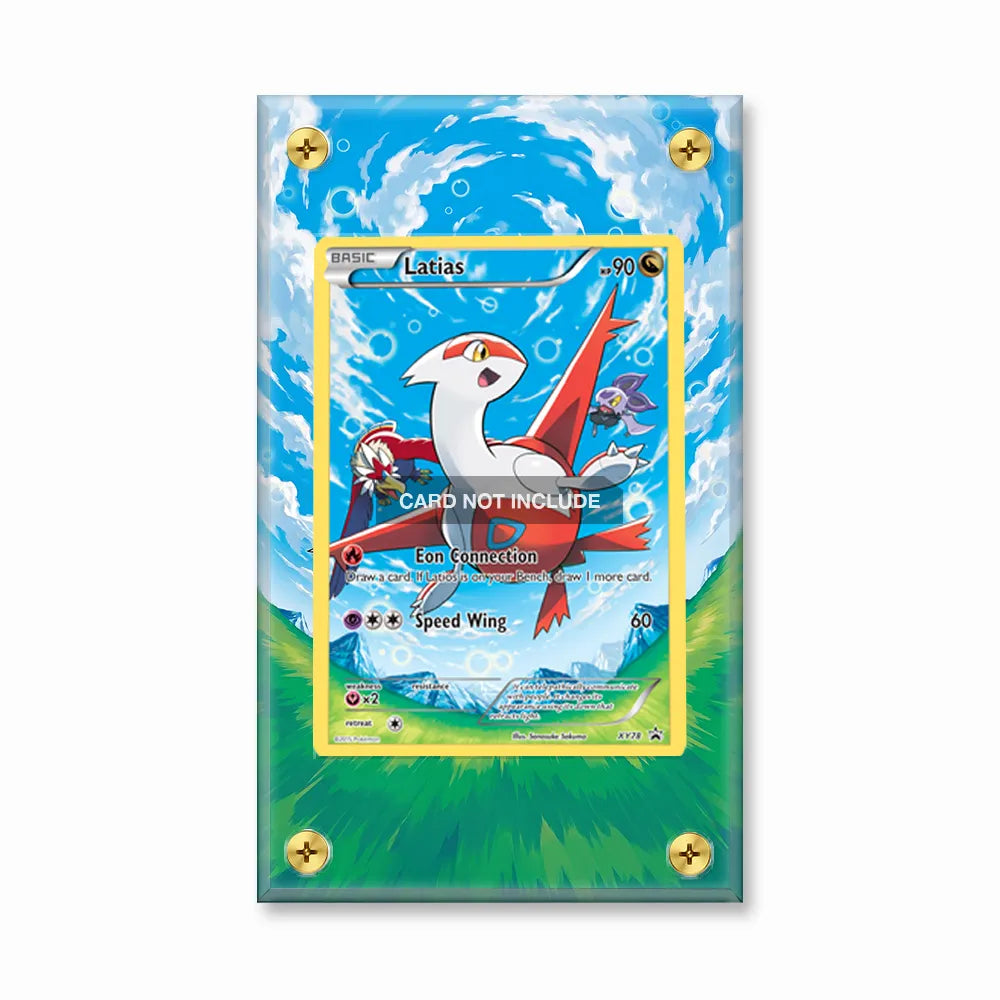 Latias XY78 Promo XY Series Extended Art Display Cases - Screws Case - Front View