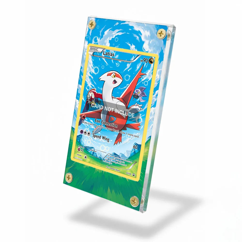Latias XY78 Promo XY Series Extended Art Display Cases - Screws Case - Side View