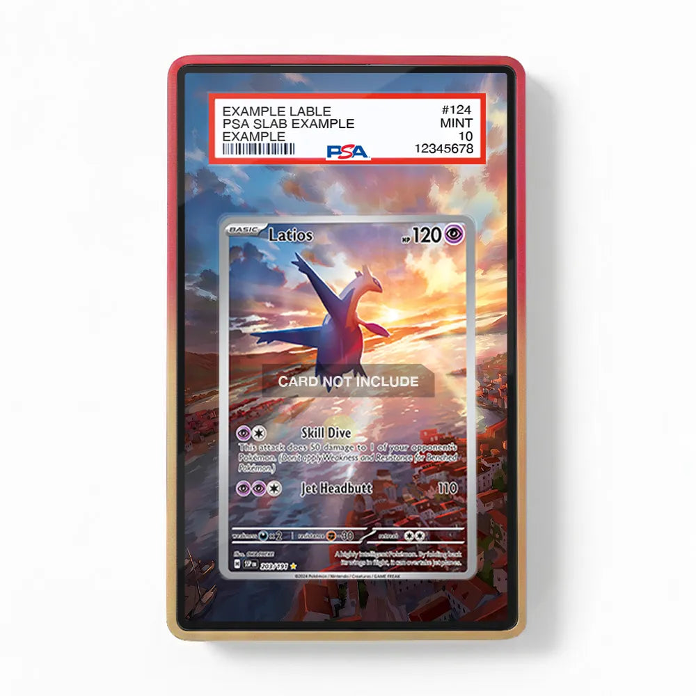 Latios 203-191 IR AR Surging Sparks Extended Art Display Cases - PSA Slab Case - Front View