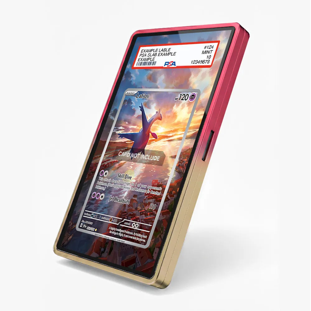 Latios 203-191 IR AR Surging Sparks Extended Art Display Cases - PSA Slab Case - Side View