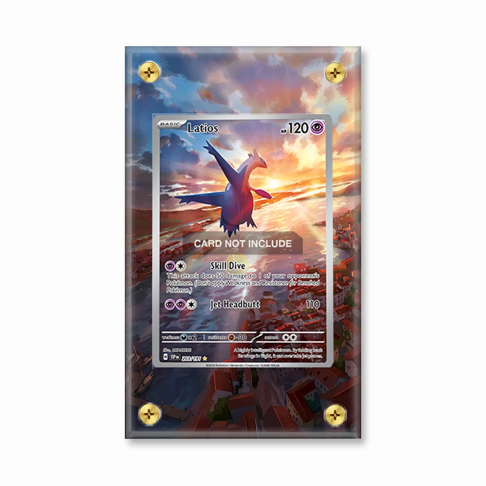 Latios 203-191 IR AR Surging Sparks Extended Art Display Cases - Screws Case - Front View