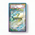 Leafeon 0715-15 Gem Pack 2 Chinese Exclusive Extended Art Display Cases - PSA Slab Case - Front View