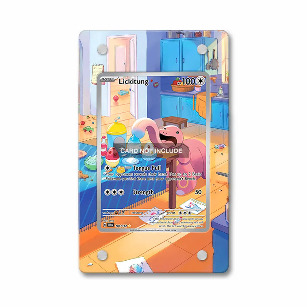 Lickitung 180-162 IR AR Temporal Forces Extended Art Display Cases - Magnetic Case - Front View