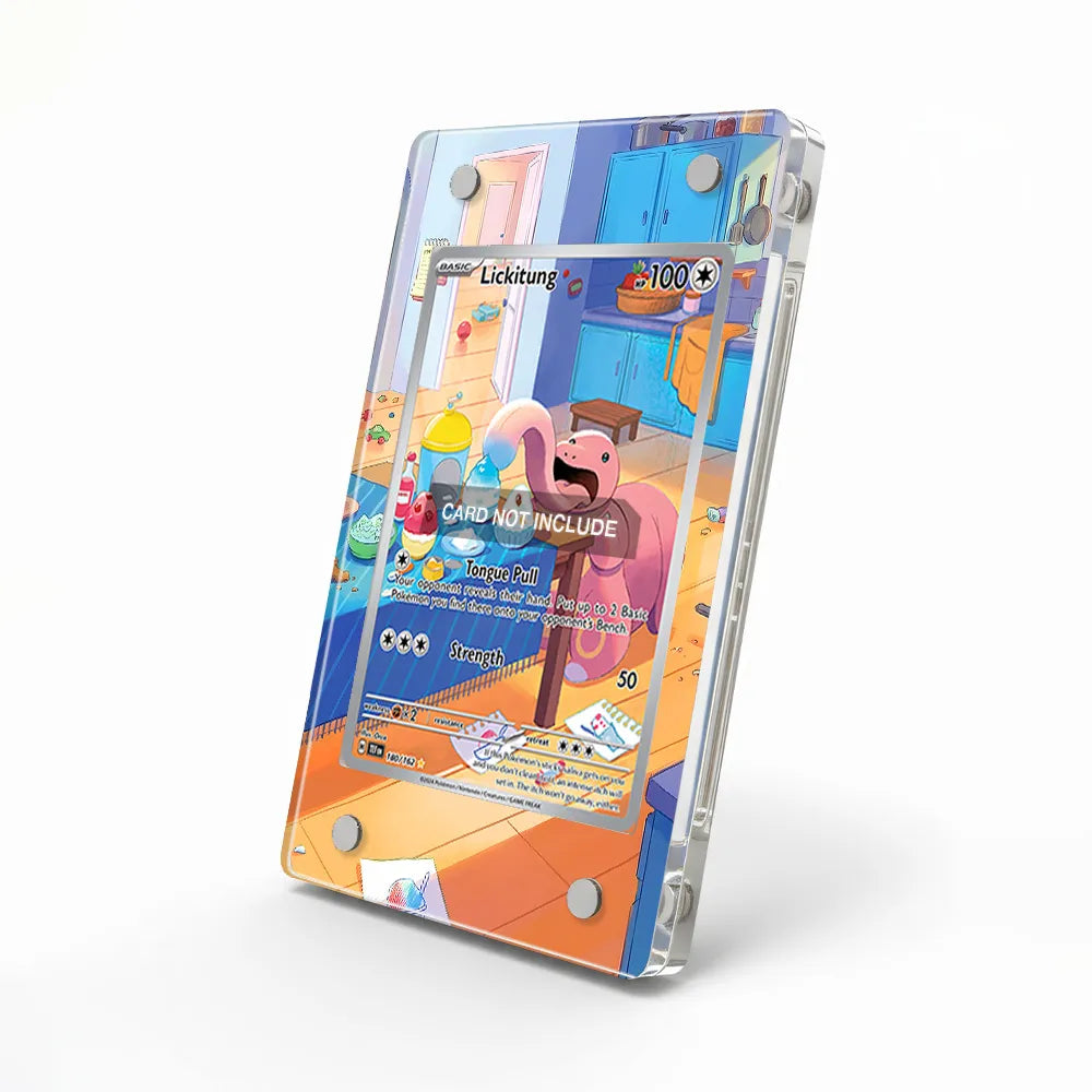 Lickitung 180-162 IR AR Temporal Forces Extended Art Display Cases - Magnetic Case - Side View