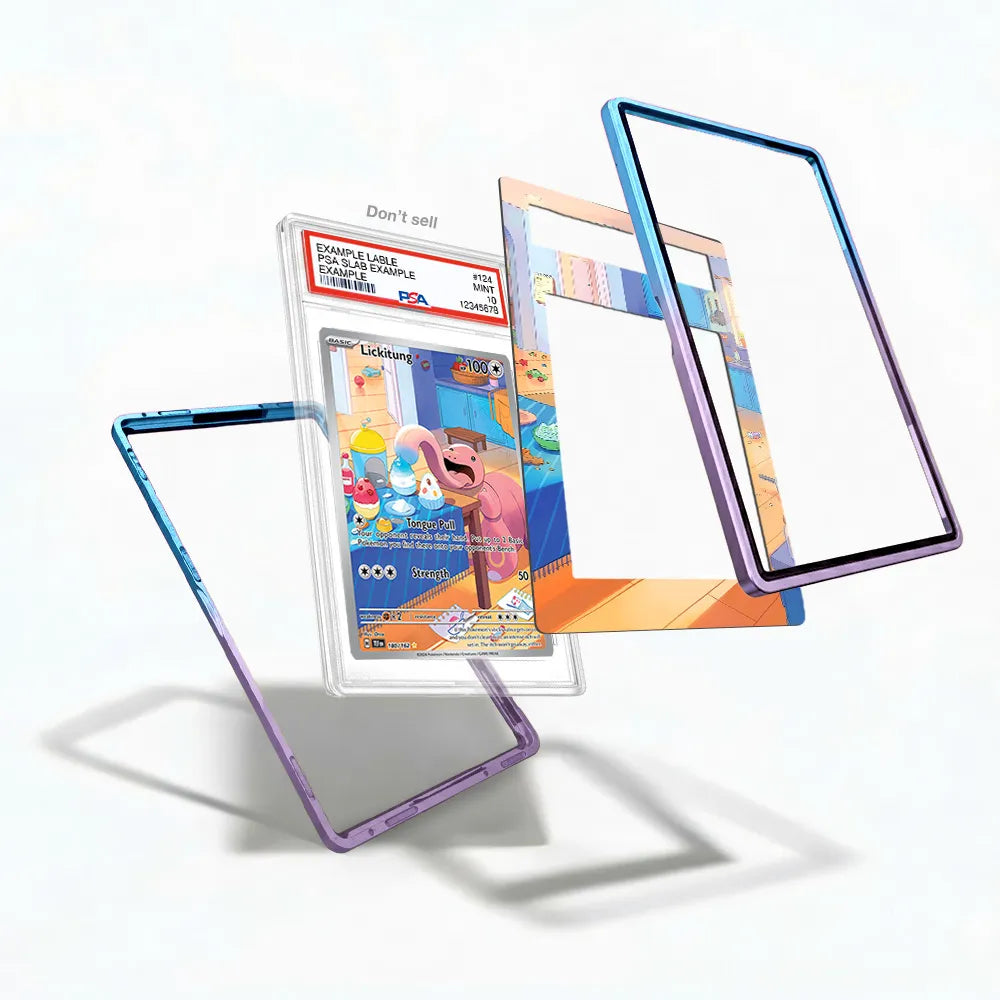 Lickitung 180-162 IR AR Temporal Forces Extended Art Display Cases - PSA Slab Case - Detail View