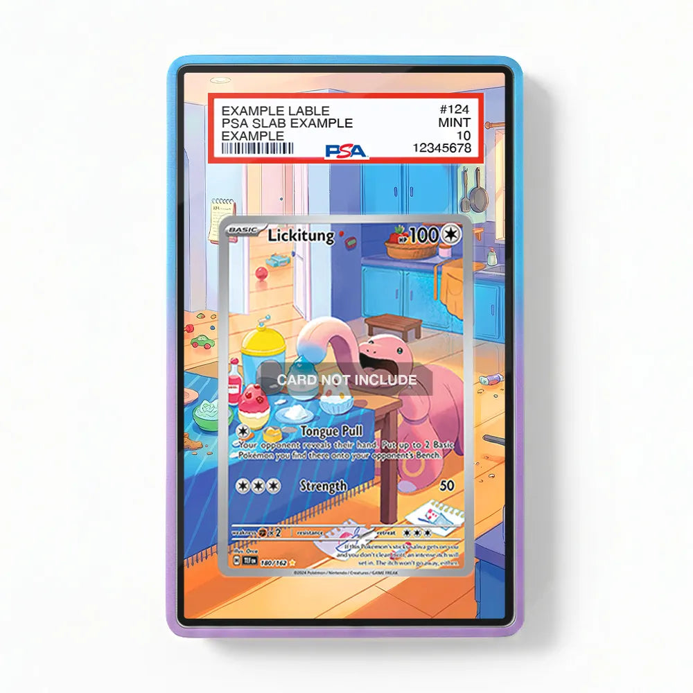 Lickitung 180-162 IR AR Temporal Forces Extended Art Display Cases - PSA Slab Case - Front View