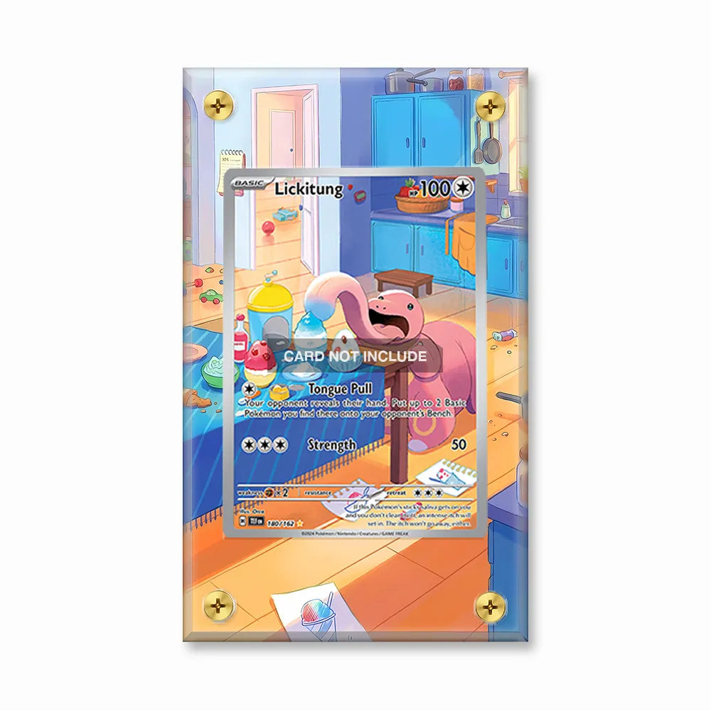 Lickitung 180-162 IR AR Temporal Forces Extended Art Display Cases - Screws Case - Front View