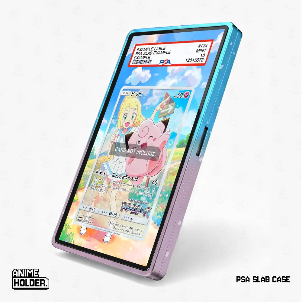 Lillie & Clefairy 381 SM-P Promo Dream League Extended Art Display Cases - PSA Slab Case - Side View