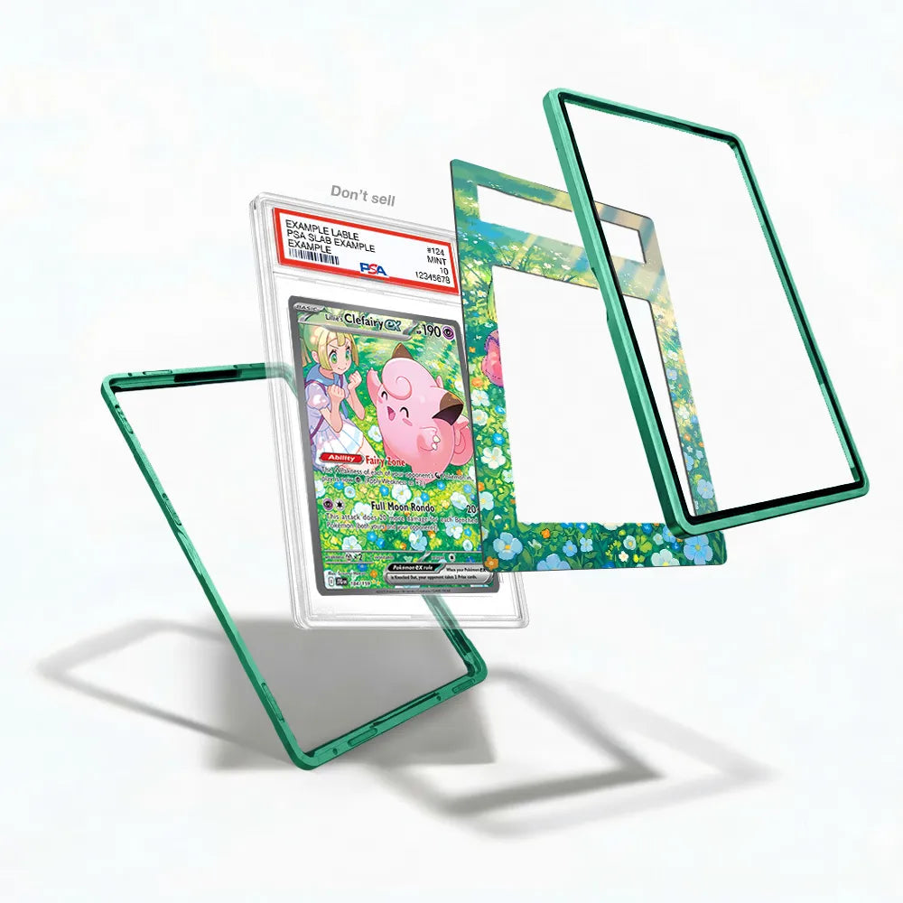 Lillie's Clefairy ex 184-159 SIR SAR Journey Together Extended Art Display Cases - PSA Slab Case - Detail View