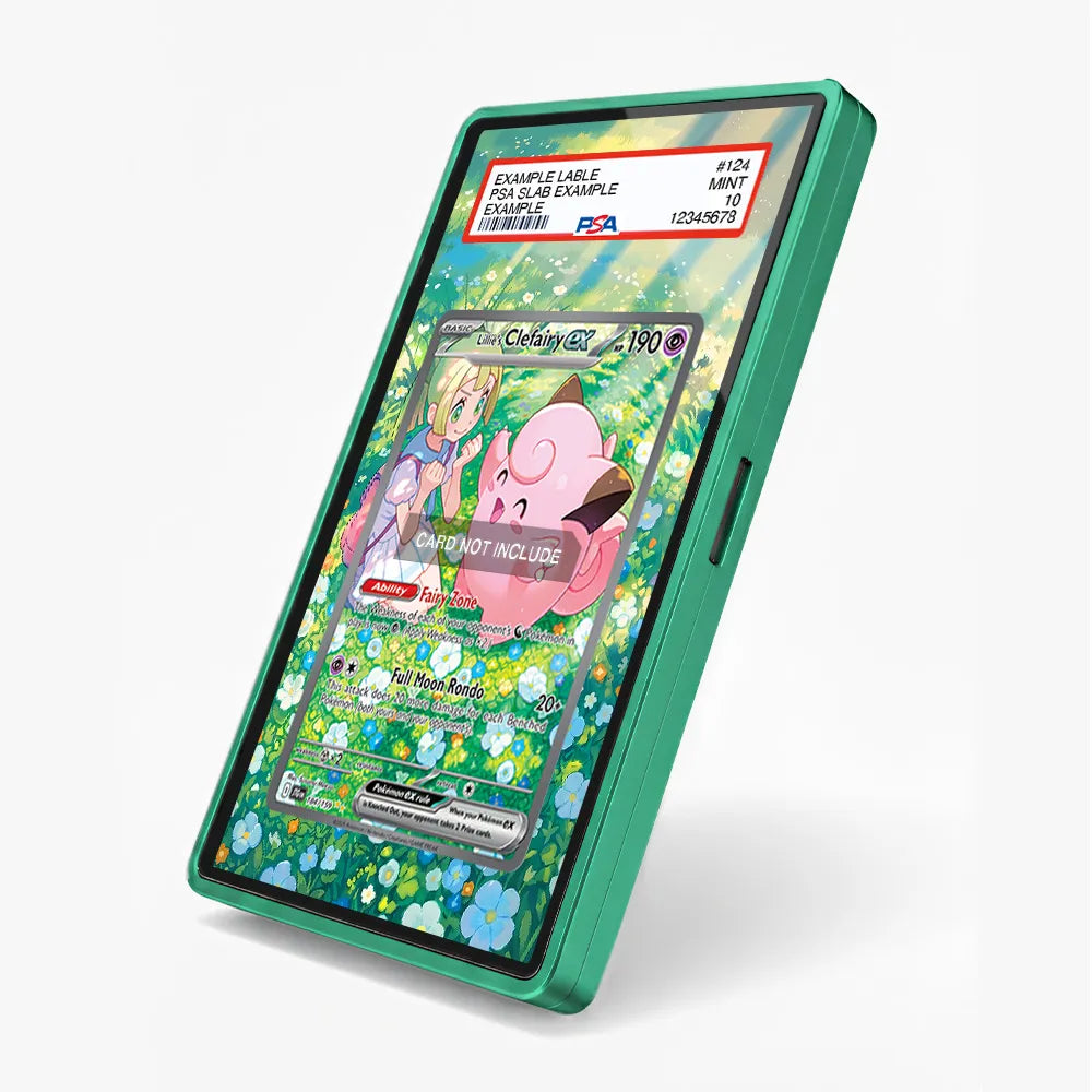 Lillie's Clefairy ex 184-159 SIR SAR Journey Together Extended Art Display Cases - PSA Slab Case - Side View
