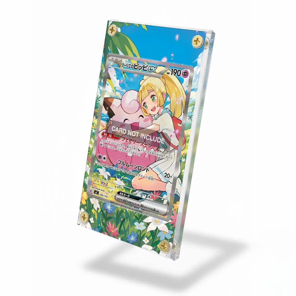 Lillie's Clefairy ex SIR SAR Ascended Heroes Extended Art Display Cases - Screws Case - Side View