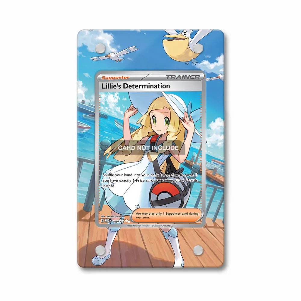 Lillie's Determination 086-063 SM Promos Extended Art Display Cases - Magnetic Case - Front View