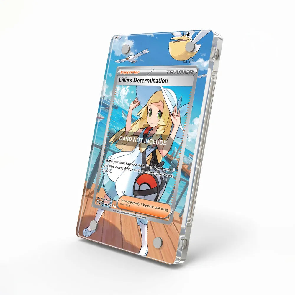 Lillie's Determination 086-063 SM Promos Extended Art Display Cases - Magnetic Case - Side View