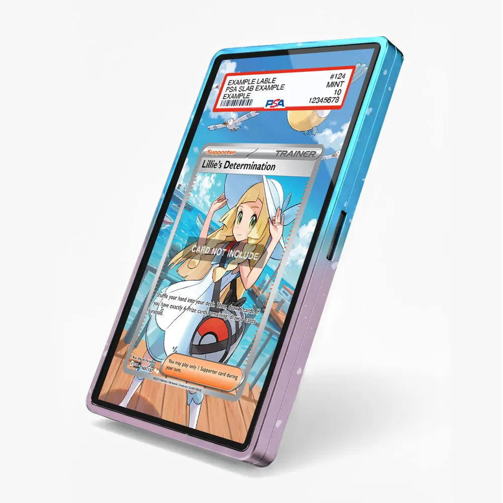 Lillie's Determination 086-063 SM Promos Extended Art Display Cases - PSA Slab Case - Side View