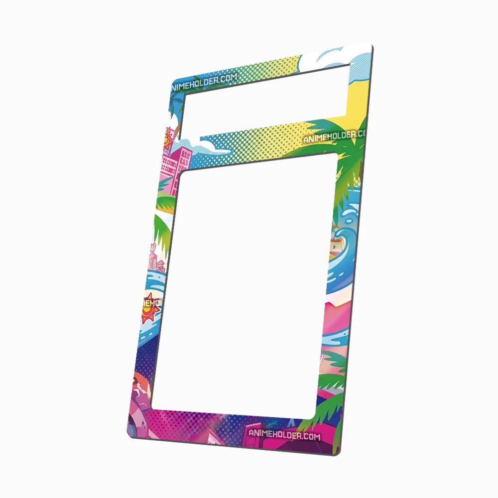 Litten 020-30th-P Promo 30th Anniversary Pokemon Cards Custom Art Display Cases - PSA Metal Art Only - Side View
