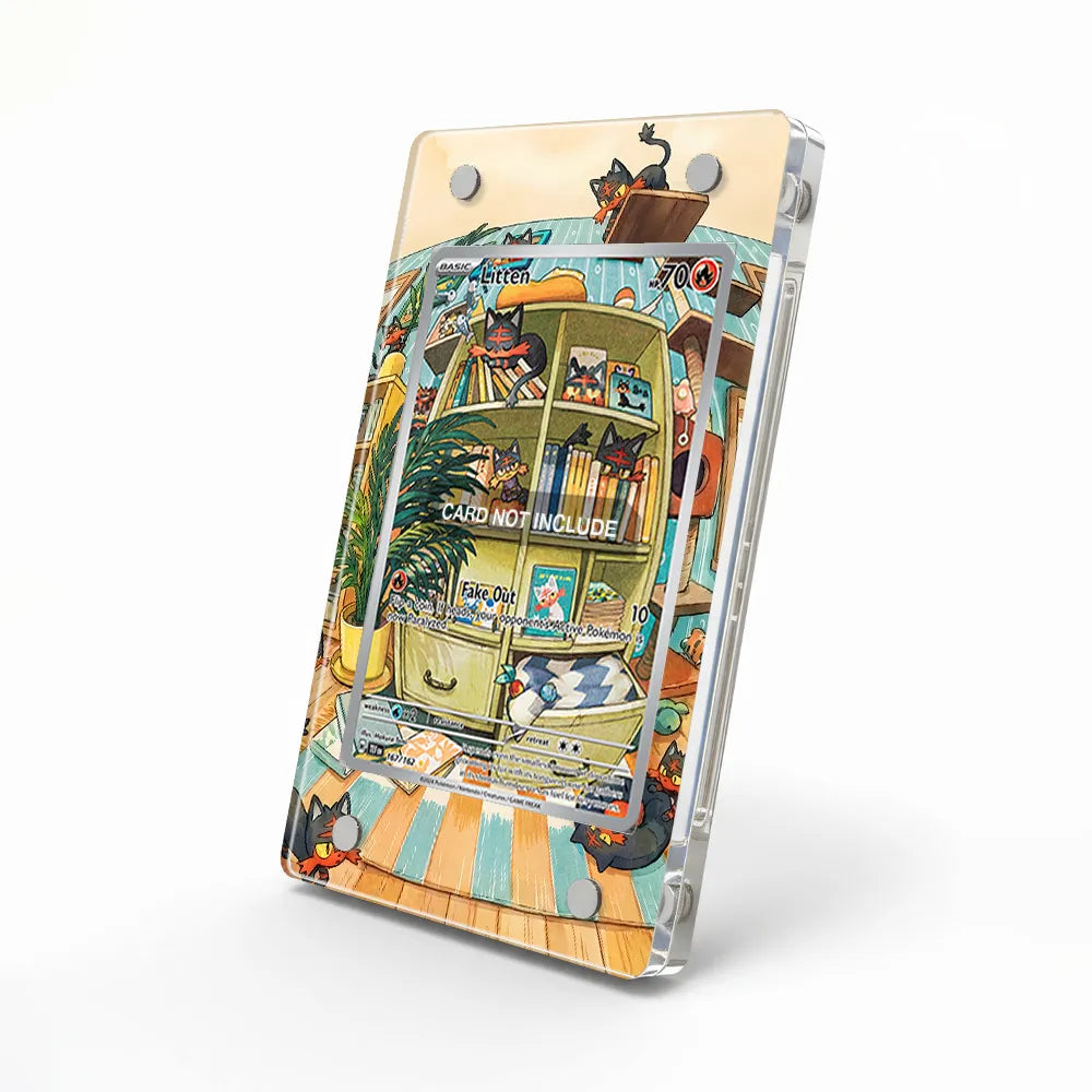 Litten 167-162 IR AR Temporal Forces Extended Art Display Cases - Magnetic Case - Side View