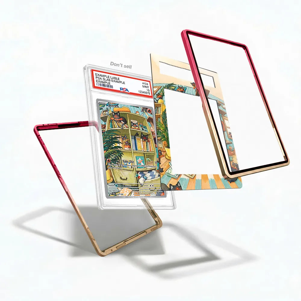 Litten 167-162 IR AR Temporal Forces Extended Art Display Cases - PSA Slab Case - Detail View
