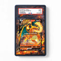 Lizardon V 014-100 S6a Extended Art Display Cases - PSA Slab Case - Front View
