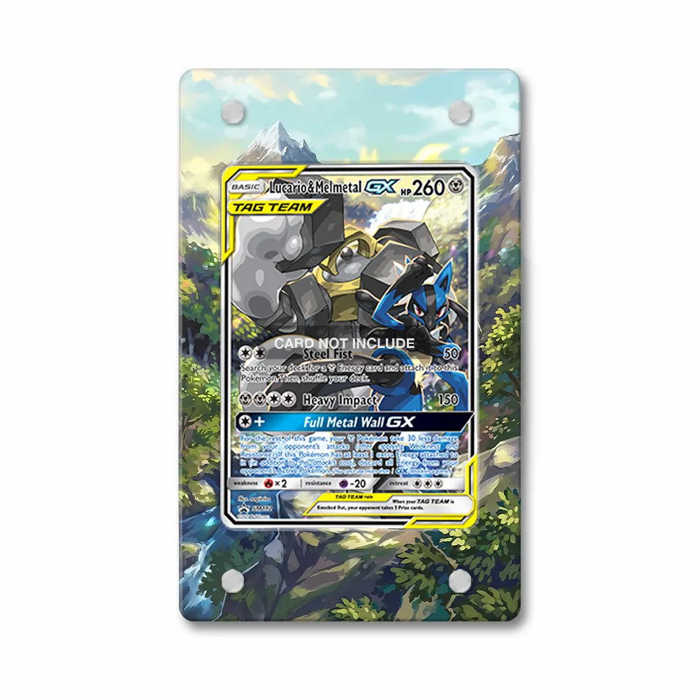 Lucario Melmetal GX SM192 Promo Extended Art Display Cases - PSA Slab Case - Front View