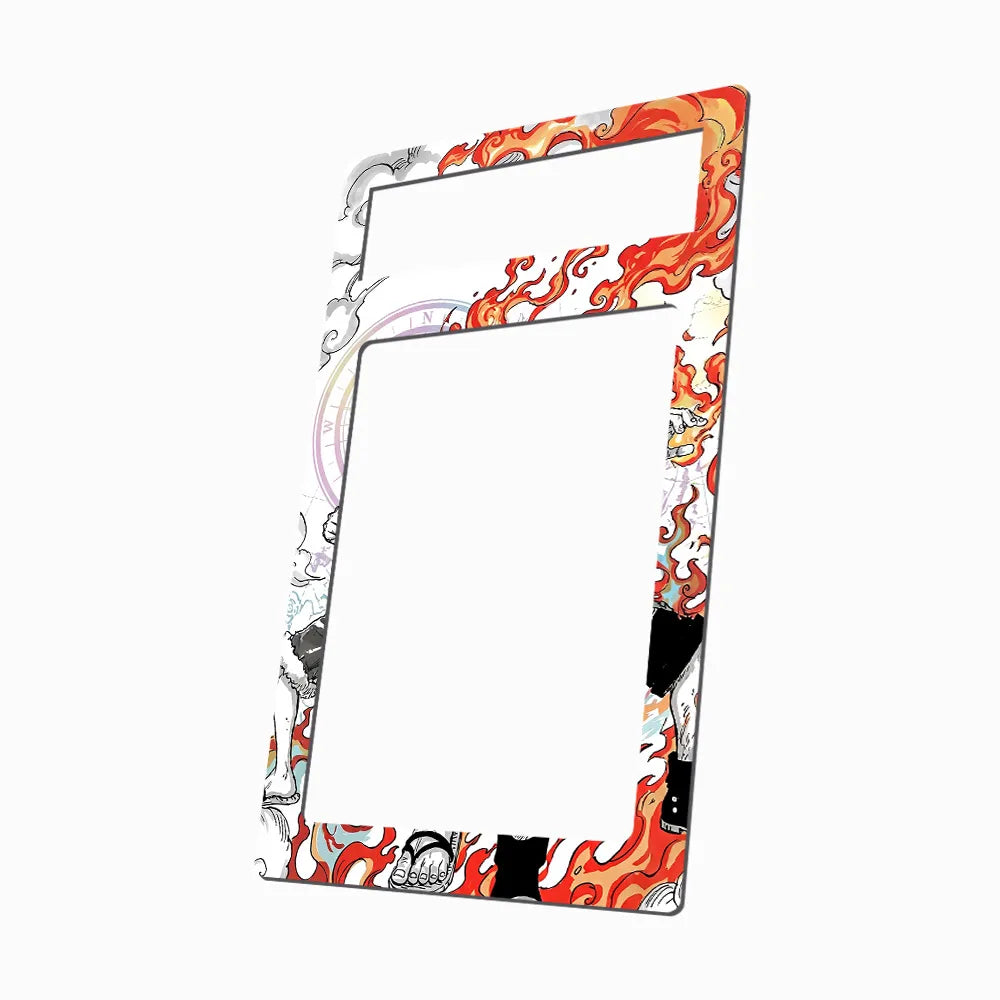 Luffy & Ace ST30-001 Starter Deck EX Extended Art Display Cases - PSA Metal Art Only - Side View