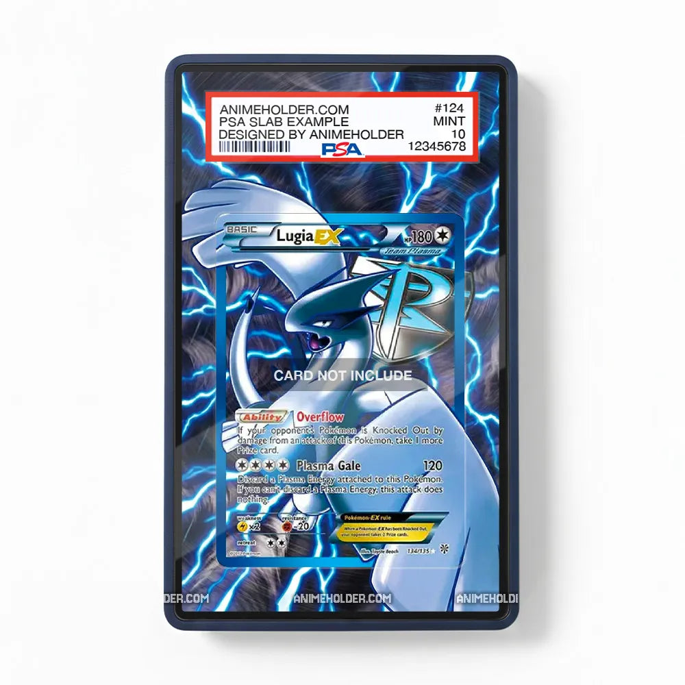 Lugia EX 134-135 Legendary Treasures Pokemon Cards Custom Art Display Cases - PSA Slab Case - Front View
