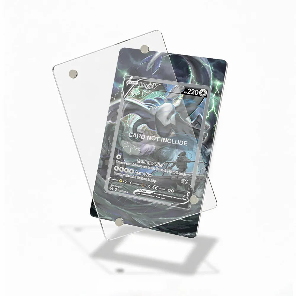 Lugia V 186-195 Silver Tempest Extended Art Display Cases - Magnetic Case - Detail View