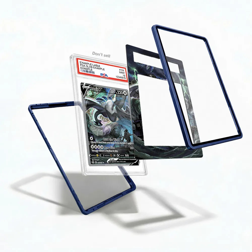 Lugia V 186-195 Silver Tempest Extended Art Display Cases - PSA Slab Case - Detail View