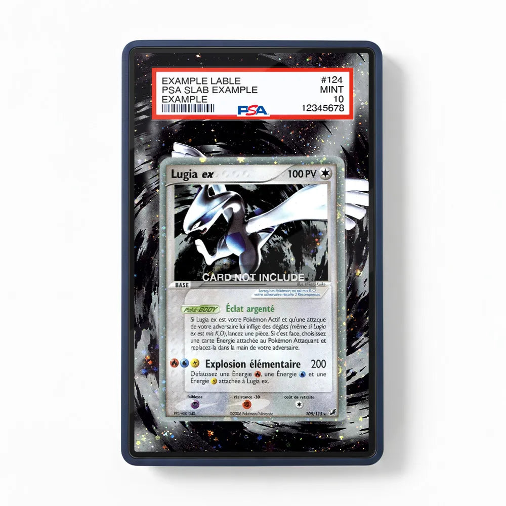 Lugia ex 105-115 Unseen Forces Extended Art Display Cases - PSA Slab Case - Front View
