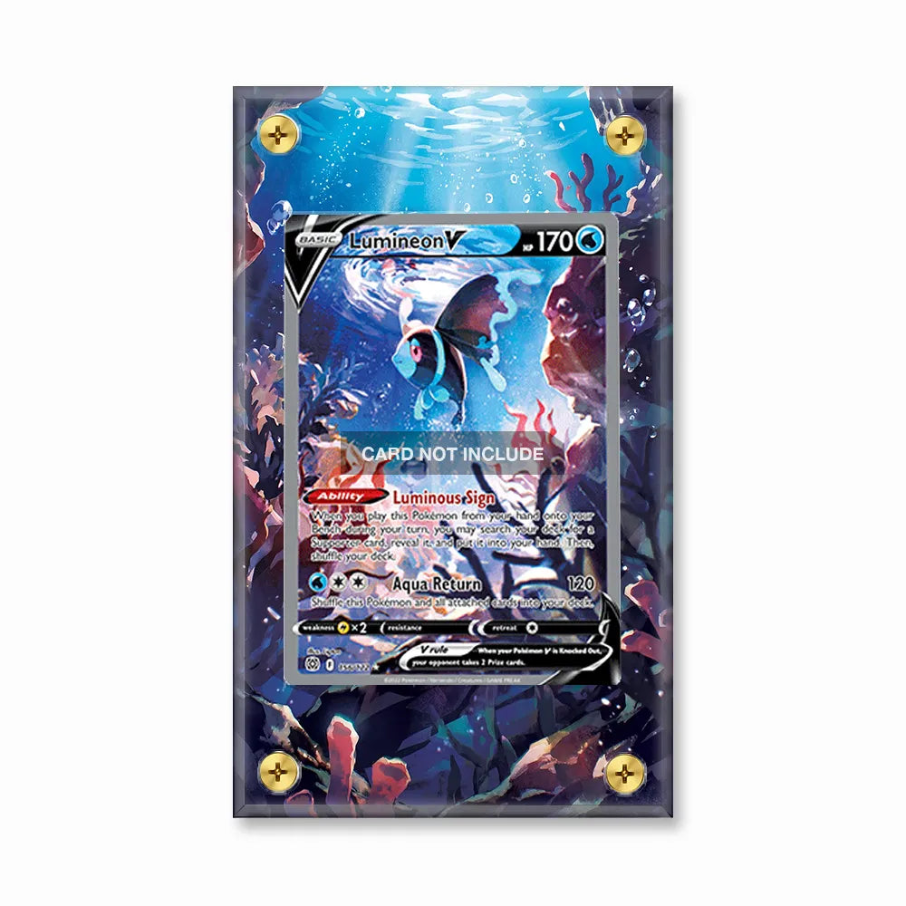 Lumineon V 156-172 SIR SAR Brilliant Stars Alternate Art Extended Art Display Cases - Screws Case - Front View