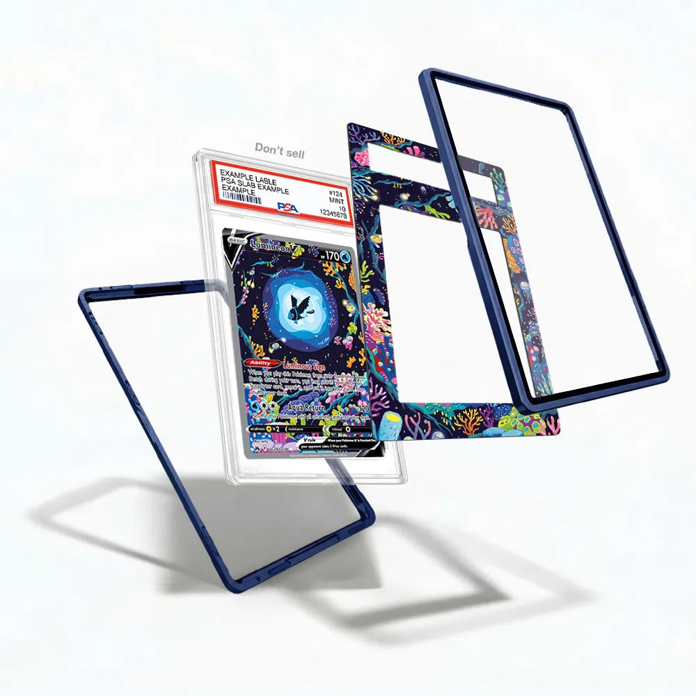 Lumineon V GG39 SAR SIR Crown Zenith Extended Art Display Cases - PSA Slab Case - Detail View