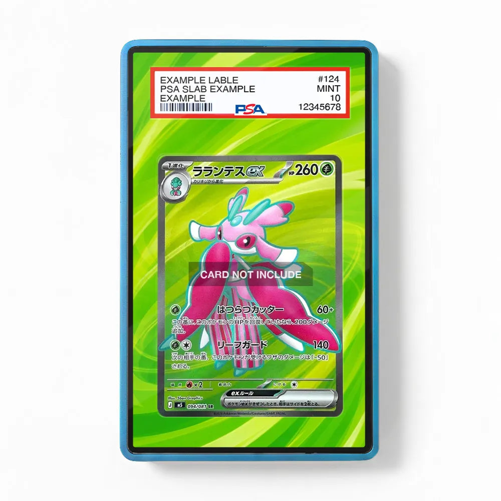 Lurantis ex 094-081 SR M5 Extended Art Display Cases - PSA Slab Case - Front View