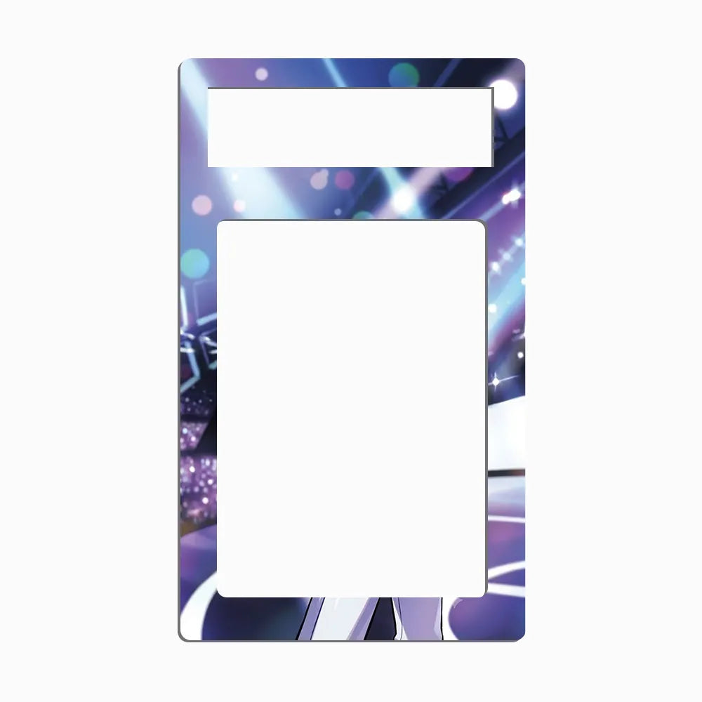 MC's Hype-Up 100-076 SR Storm Emeralda Delta Reign Pokemon Cards Custom Art Display Cases - PSA Metal Art Only - Front View