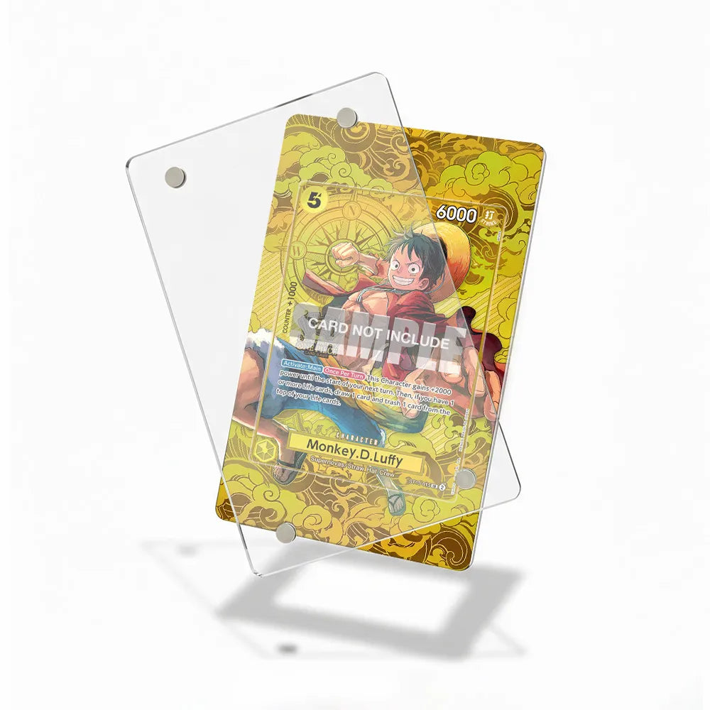 MONKEY D. LUFFY 015 2ND ANNIVERSARY SET Extended Art Display Cases - Magnetic Case - Detail View