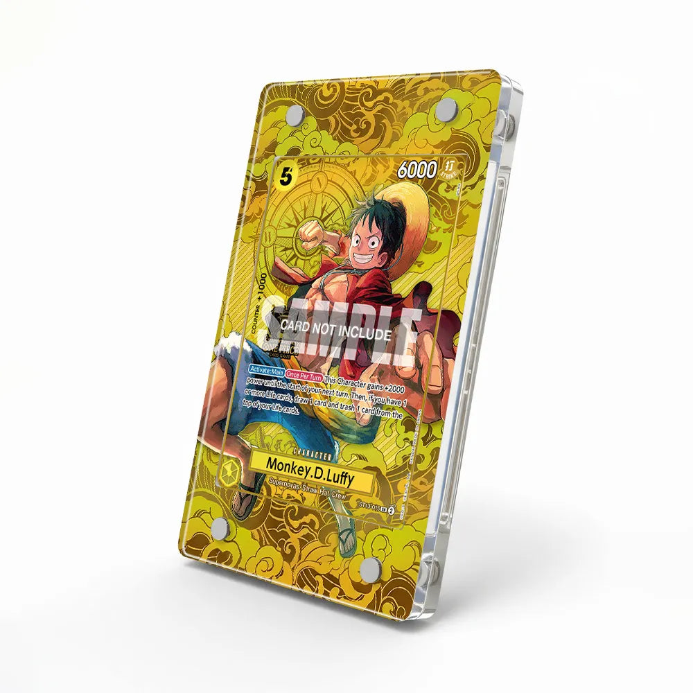 MONKEY D. LUFFY 015 2ND ANNIVERSARY SET Extended Art Display Cases - Magnetic Case - Side View