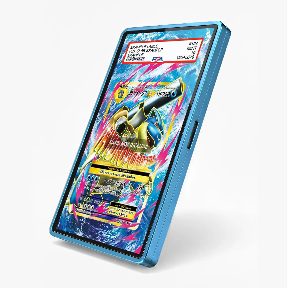 M Blastoise EX 093-087 SR CP6 Extended Art Display Cases - PSA Slab Case - Side View