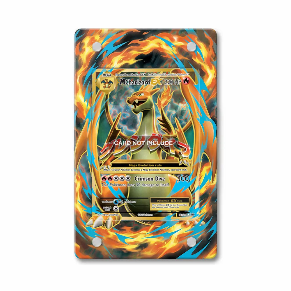 M Charizard-EX 101-108 XY-Evolutions Extended Art Pokemon Card Display Case