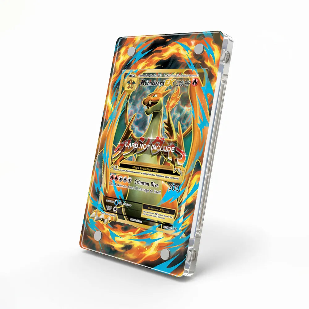 M Charizard-EX 101-108 XY-Evolutions Extended Art Pokemon Card Display Case
