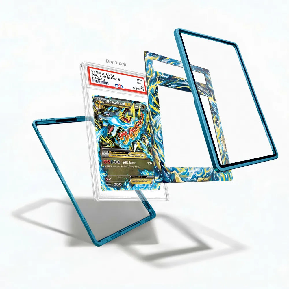 M Charizard-EX 69-106 XY-Flashfire Extended Art Display Cases - PSA Slab Case - Detail View