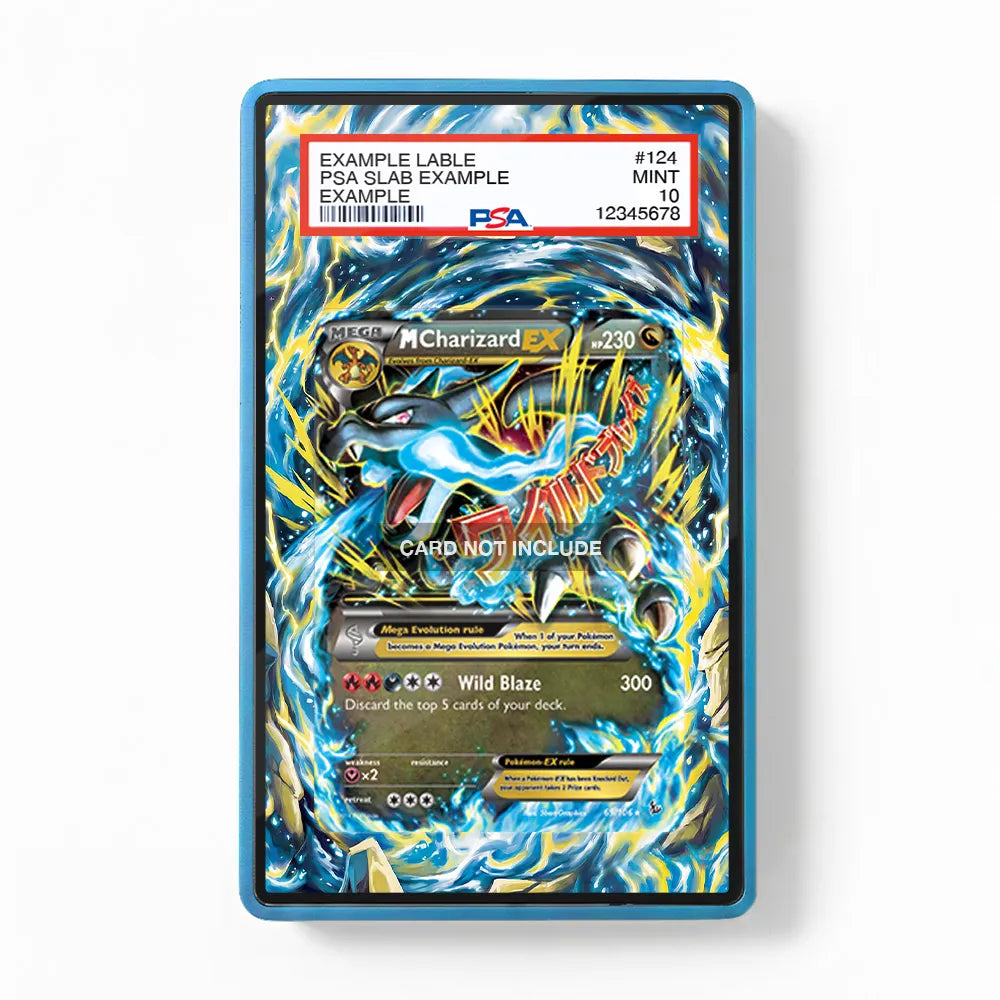 M Charizard-EX 69-106 XY-Flashfire Extended Art Display Cases - PSA Slab Case - Front View