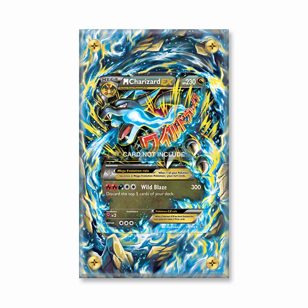 M Charizard-EX 69-106 XY-Flashfire Extended Art Display Cases - Screws Case - Front View