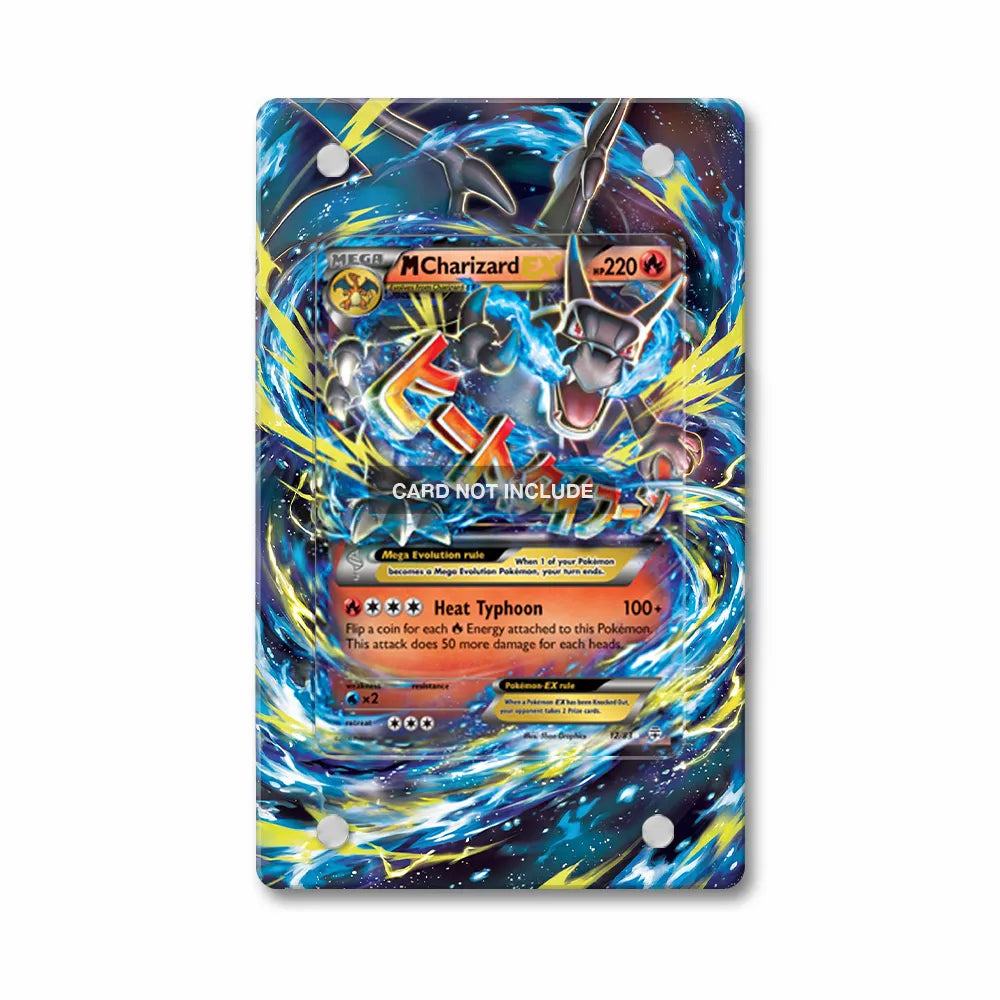 M Charizard EX 12-83 20th Anniversary Generations Extended Art Display Cases - Magnetic Case - Front View