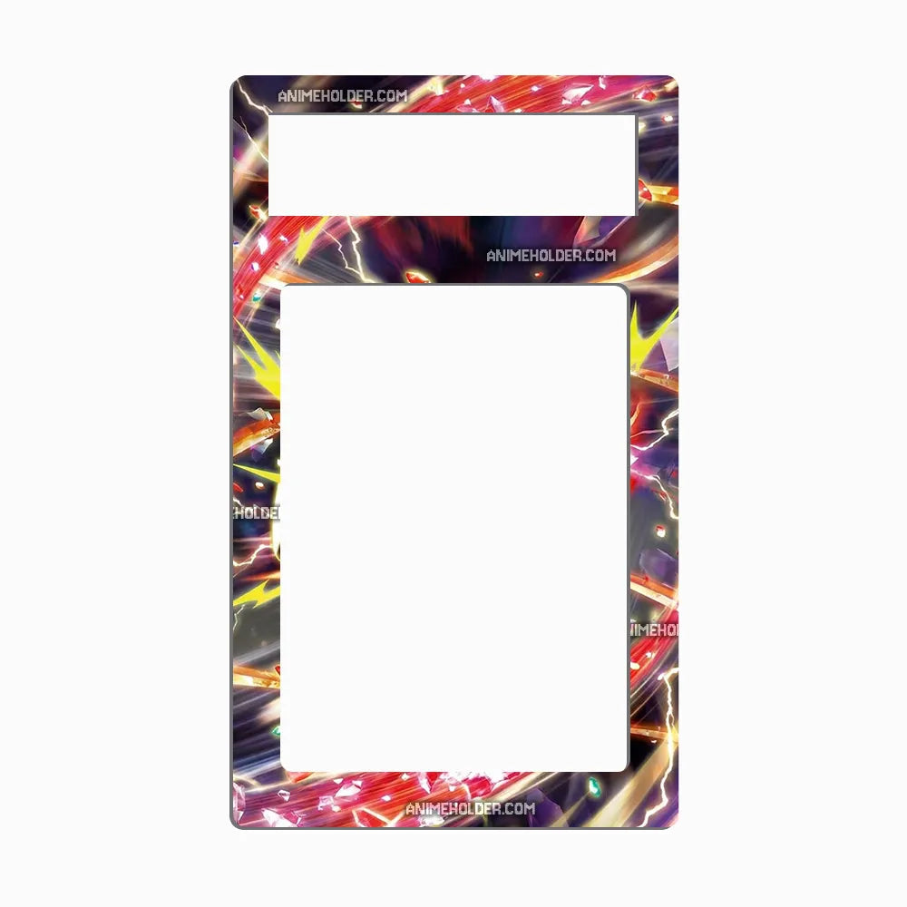 M Gallade EX 35-108 Ultra Rare Roaring Skies Pokemon Cards Custom Art Display Cases - PSA Metal Art Only - Front View